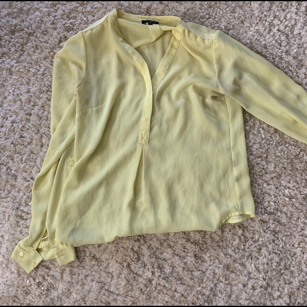 Yellow blouse